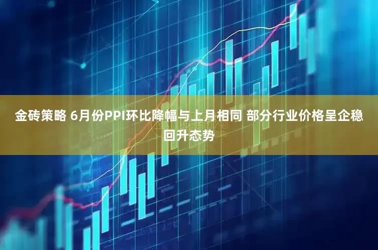 金砖策略 6月份PPI环比降幅与上月相同 部分行业价格呈企稳回升态势