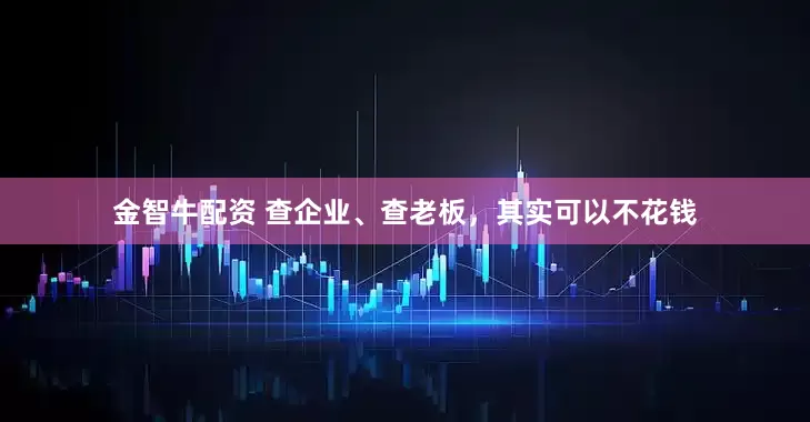 金智牛配资 查企业、查老板，其实可以不花钱