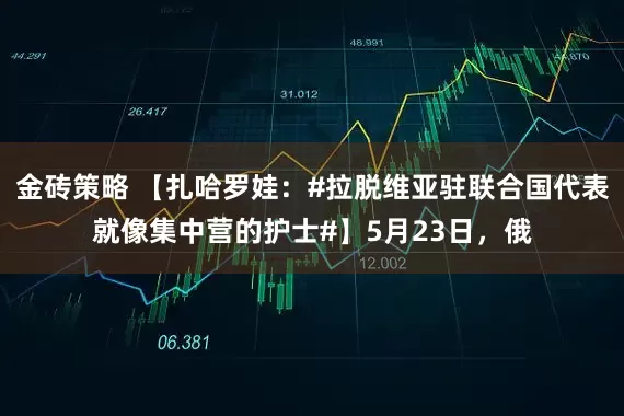 金砖策略 【扎哈罗娃：#拉脱维亚驻联合国代表就像集中营的护士#】5月23日，俄